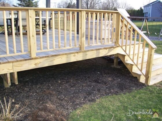 Featured DIY Pressure Treated Wood Deck Skirting Ideas