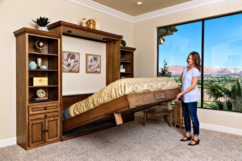 Turn it into a Bookshelf Turn it into a Bookshelf - 5 Ways to Optimize the Use of Murphy Beds