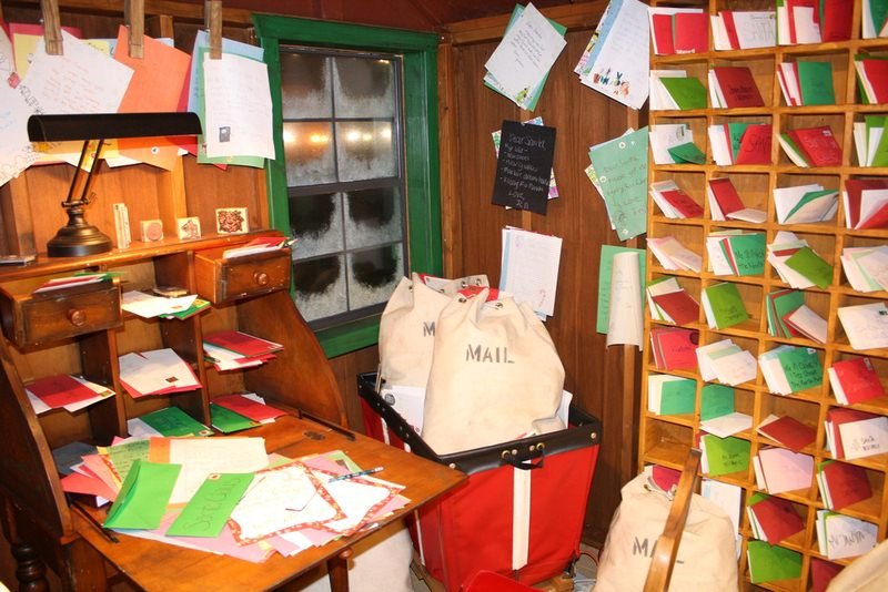The Mail Room in Santa's Workshop The Mail Room in Santa's Workshop