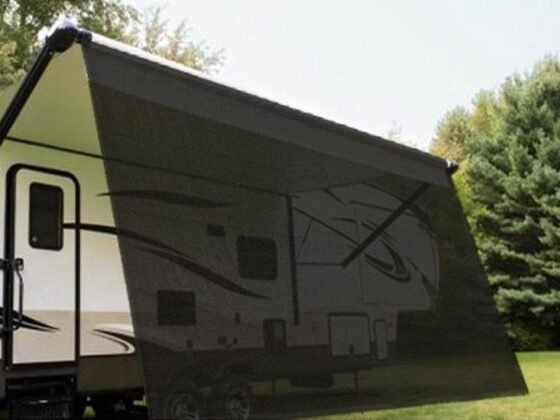 Stoneshadetarp Top RV Sideblocker