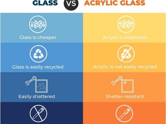 Featured image - Glass vs. Acrylic - Which is Ideal for Home Renovation