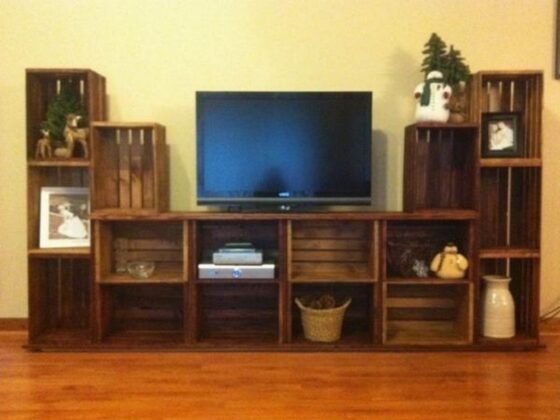 featured image - 5 Homemade Entertainment Centers You Can Build on a Budget