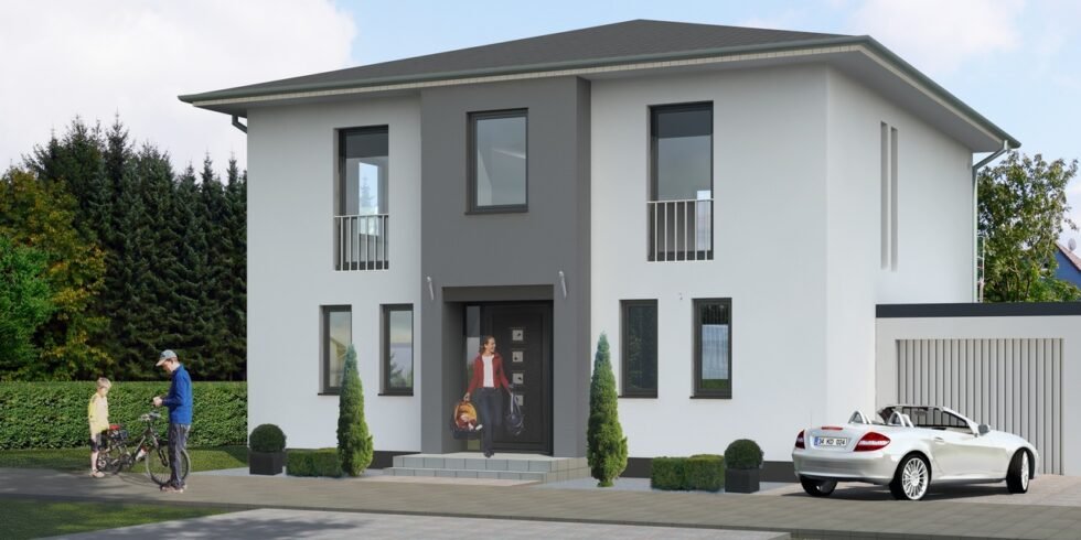 4 Different House Rendering Styles