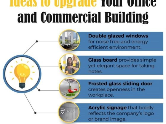 featured image - Ideas to Upgrade Your Office or Commercial Building with Glass and Mirror