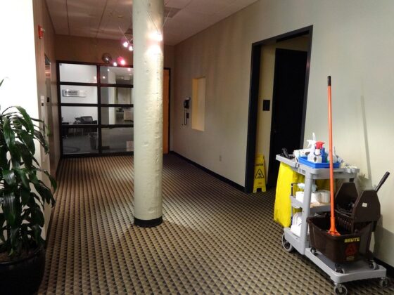 featured image - Cleaner Offices: The Benefits of Regular Office Carpet Cleaning