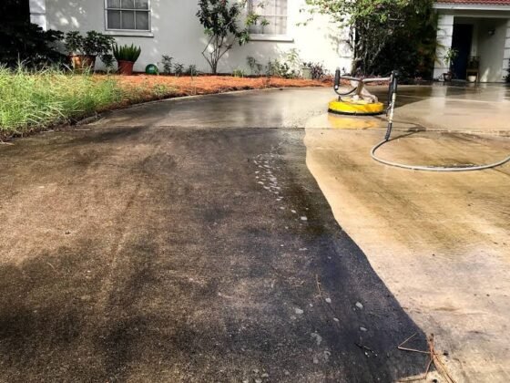 featured image - How to Clean a Driveway with Bleach?