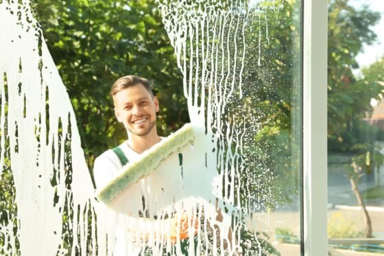 featured image - 5 Tips for Cleaning Windows Outside with Safety in Mind