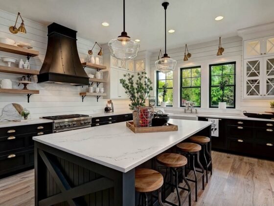 Featured image - Trendy Farmhouse Kitchen Cabinets Design Ideas