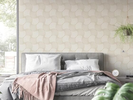 featured image - Embrace Art Deco Aesthetics With Peel and Stick Wallpaper