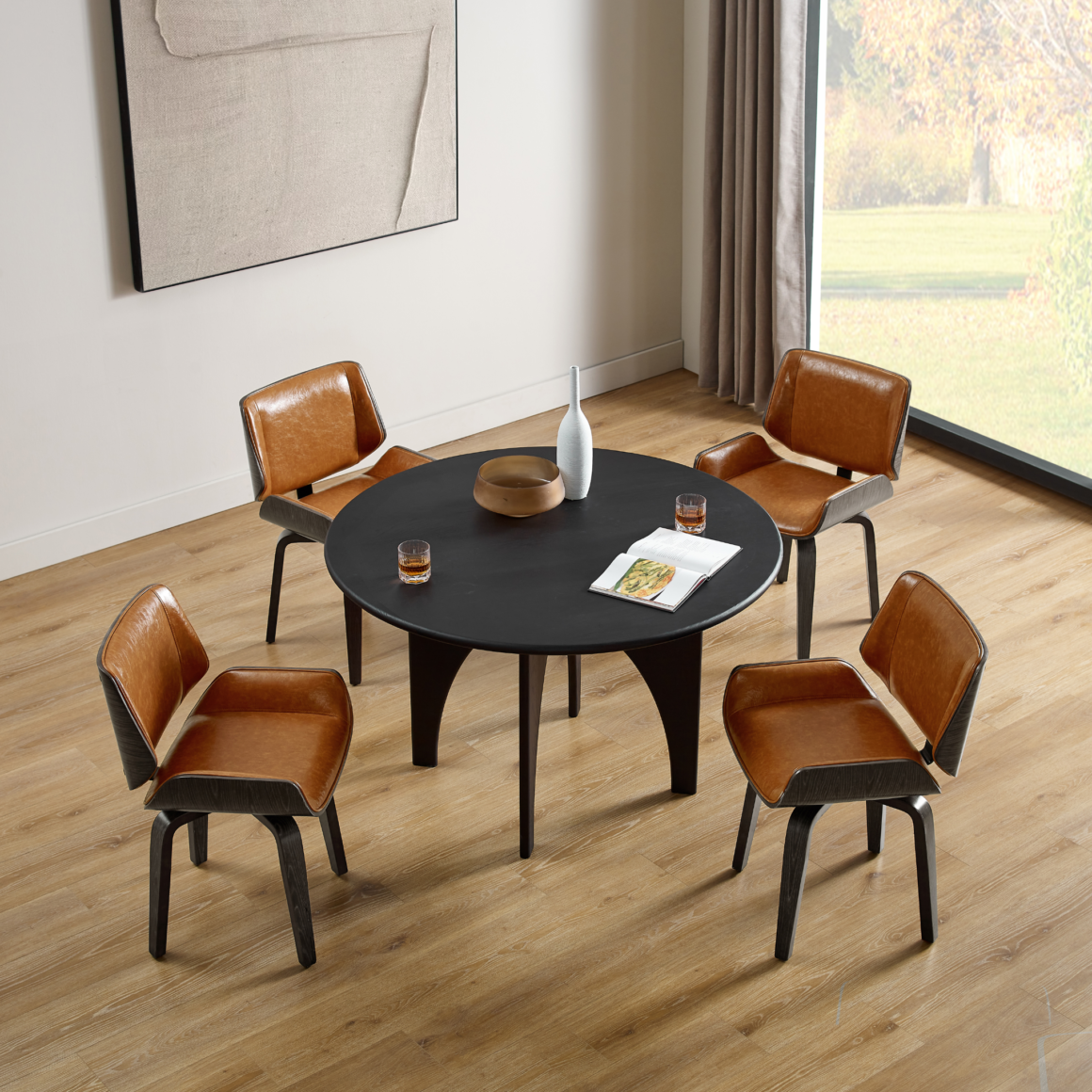 featured image - Mid-century Chic: Transforming Your Dining Room With Iconic Chair Designs
