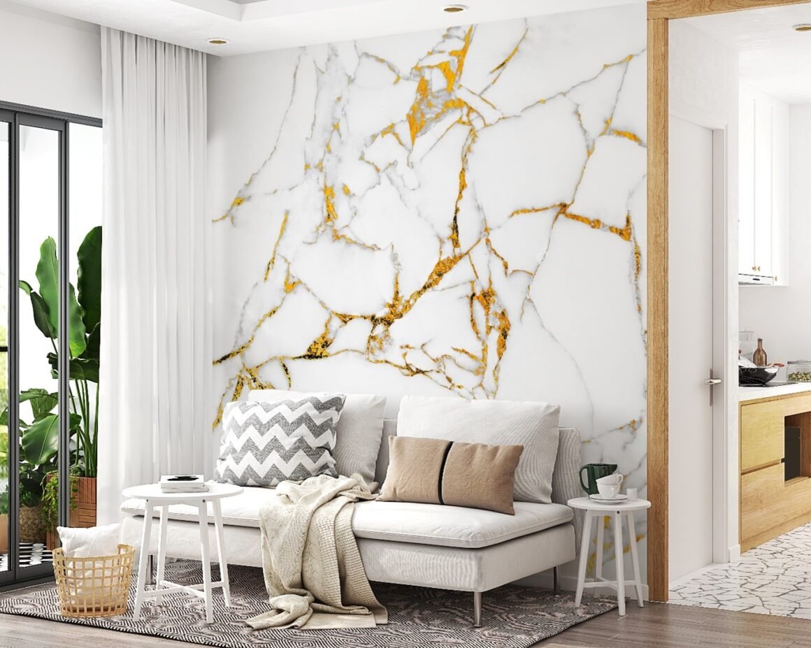 featured image - Marble Wallpaper in Modern Homes Brings the Elegance