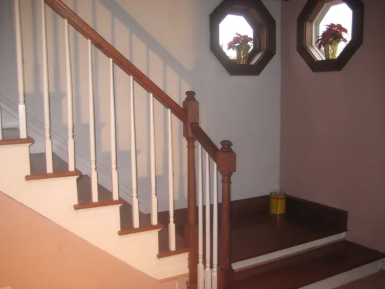 Learn about adding a stairway landing in the middle of a stair run.