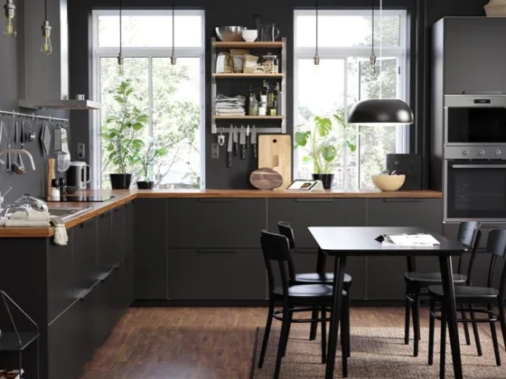 Discover the elegance of black kitchen cabinets. Elevate your contemporary home with versatile, bold, and timeless design options.