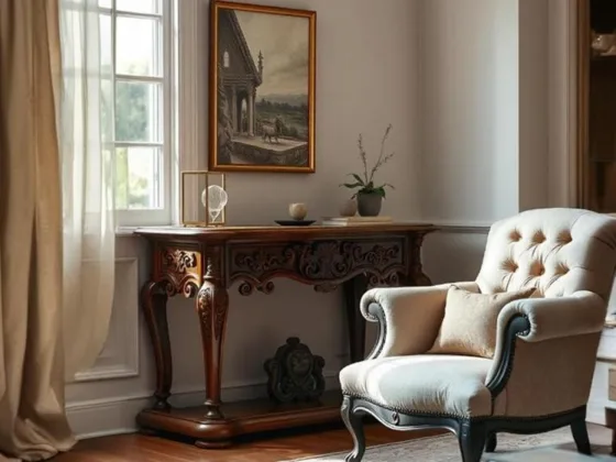 Console tables and armchairs are the perfect pair for any home.
