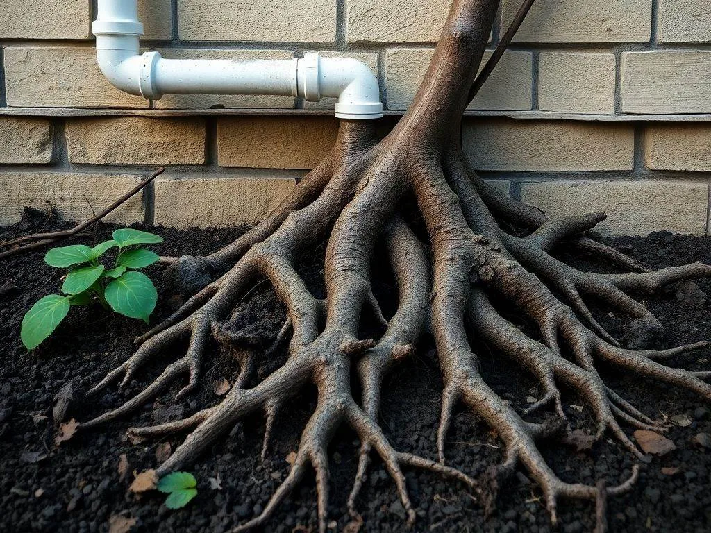 Tree roots can damage your plumbing by causing clogs and leaks.