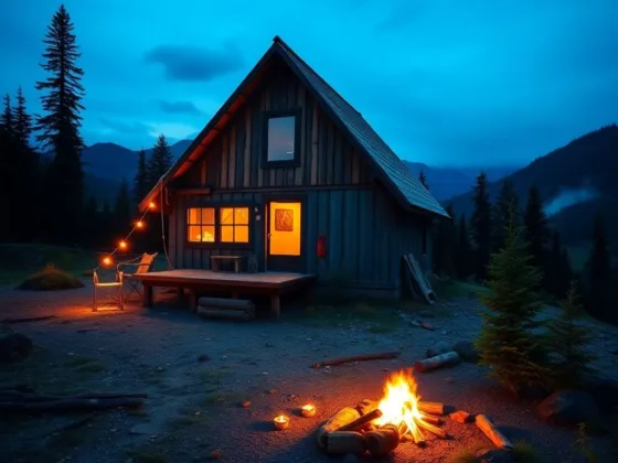 Embrace self-sufficiency with off-grid living.
