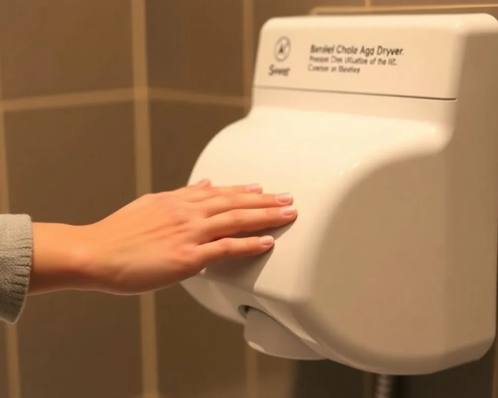 Hand dryers promote better hygiene with touchless tech and efficient drying.