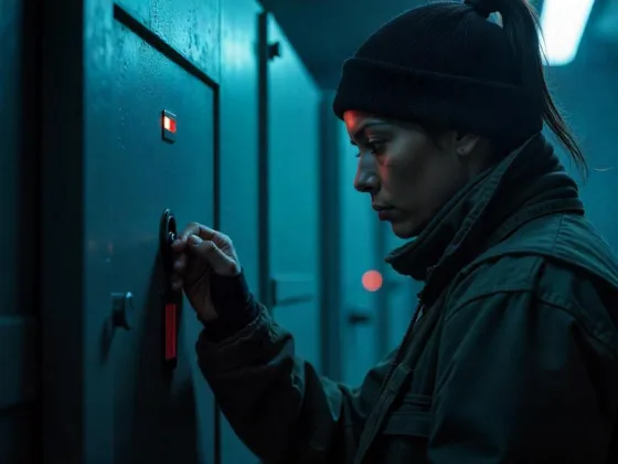 Secure storage lock maintenance by a professional