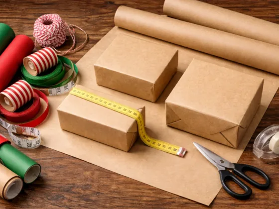 How much wrapping paper you need based on different gift box sizes